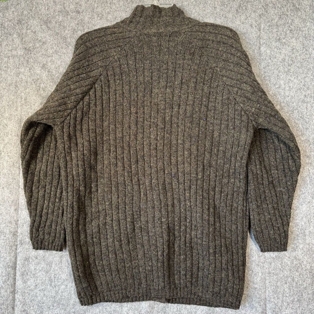 Vintage Alps Fine Cardigan‎ Womens Medium Sweater Chunky Ribbed Wool USA Cabin - Picture 2 of 11
